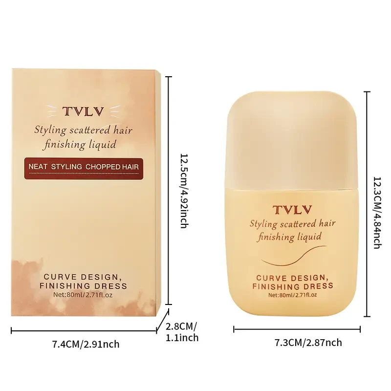 TVLV Hair Finishing Dress Stick with Built-In Comb