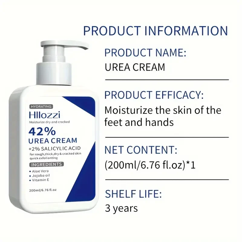 Hllozzi Urea Cream 42% with Salicylic Acid 2%