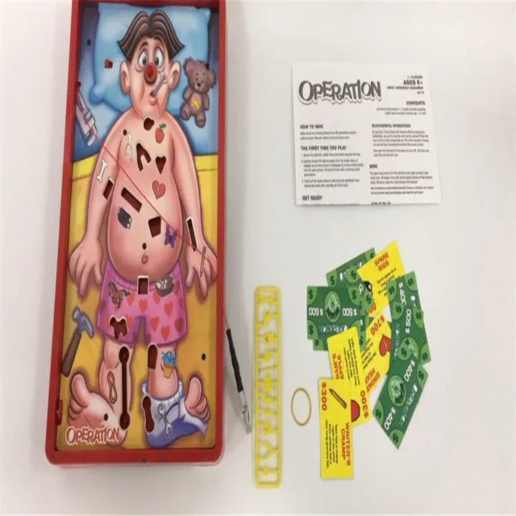 Operation Game Christmas Santa Claus Toy
