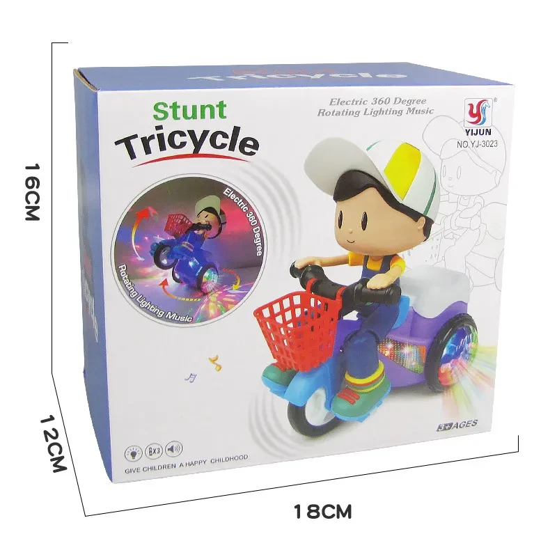 Stunt Tricycle Electric Toy For Children