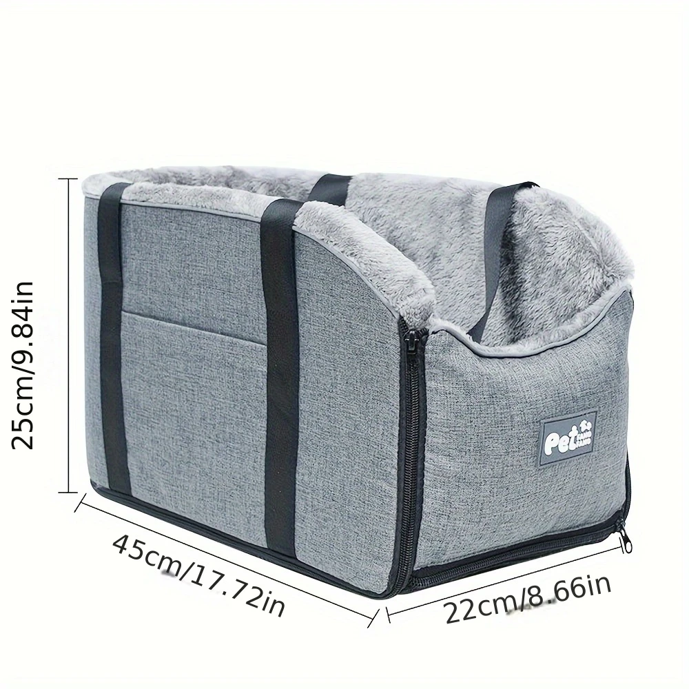 PETFANGFANG Portable Dog Car Seat for Small Dogs