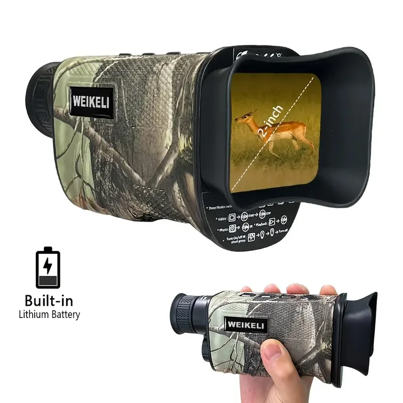 WEIKELI 2.5K HD Camo Infrared Night Vision Monocular
