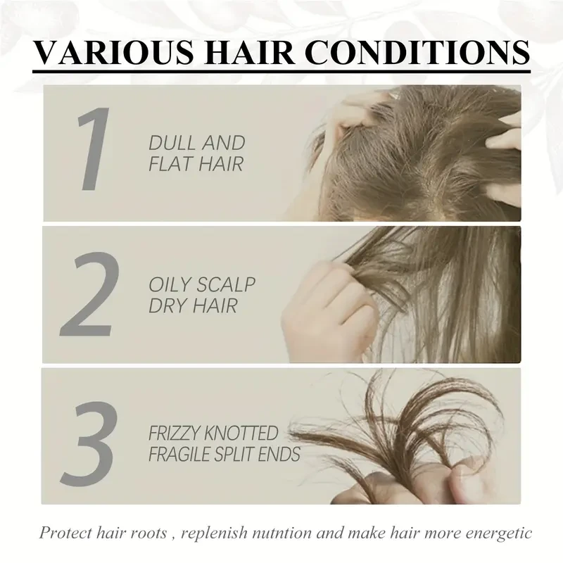 Rosemary Hair Mask Deeply Smooths Dry, Frizzy And Fluffy Hair Care 100ml