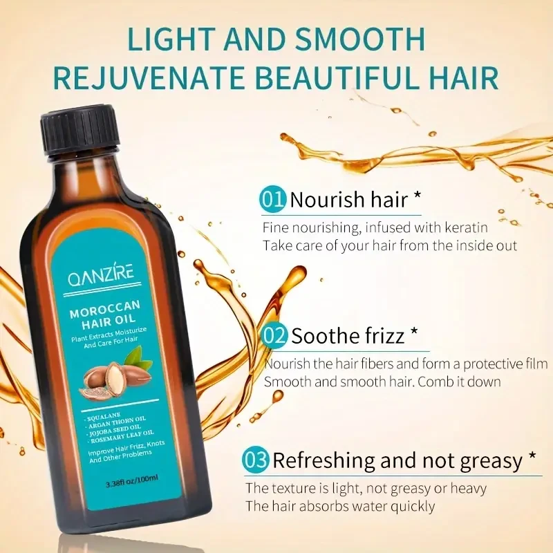 3.38oz Moroccan Oil Hair Essential Oil