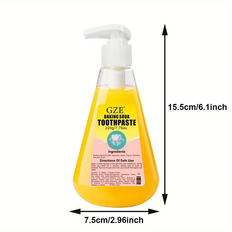 GZE Baking Soda Toothpaste Gel