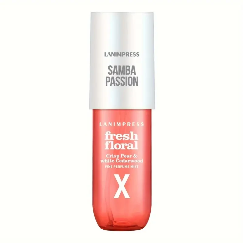 SAMBA PASSION Fresh Floral Delight - Paraben-Free, Crisp Pear & White Cedarwood Scented