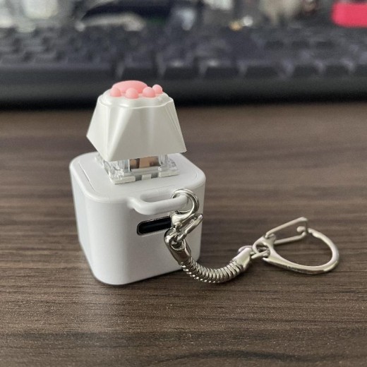 New Decompression Button Game Electronic Same Sounding Keychain Press Sound Pendant Toy