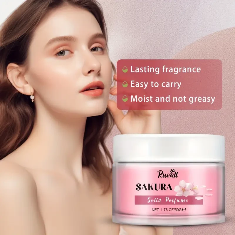 RUOALL Sakura Golden Prep Solid Perfume