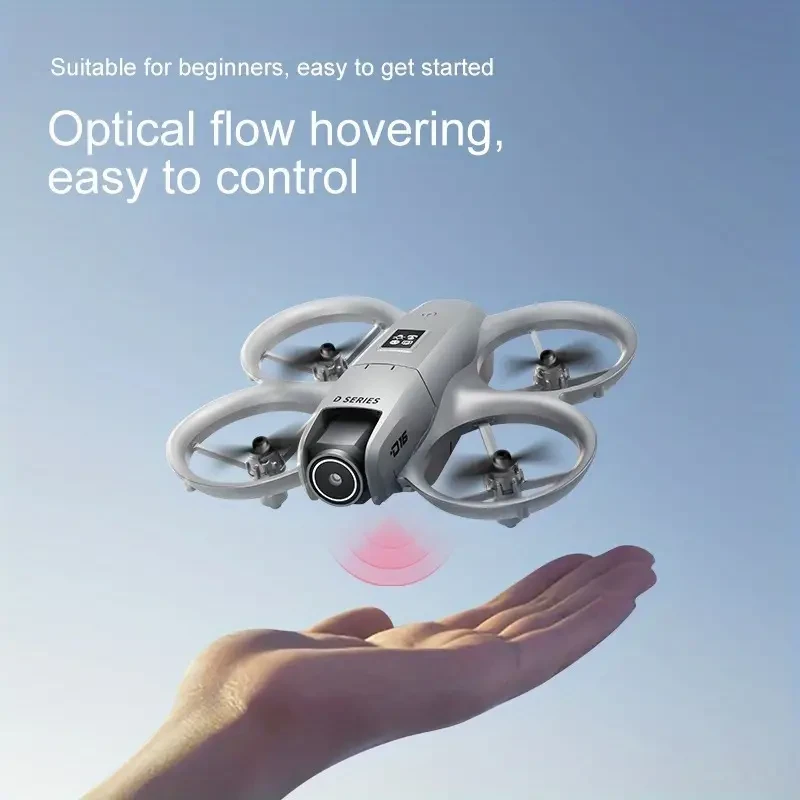 D16 Drone with Dual HD Camera, Propeller Safety Design, 360 Full Protection