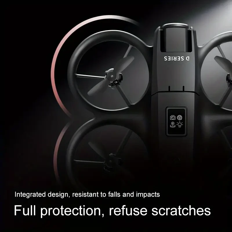D16 Drone with Dual HD Camera, Propeller Safety Design, 360 Full Protection