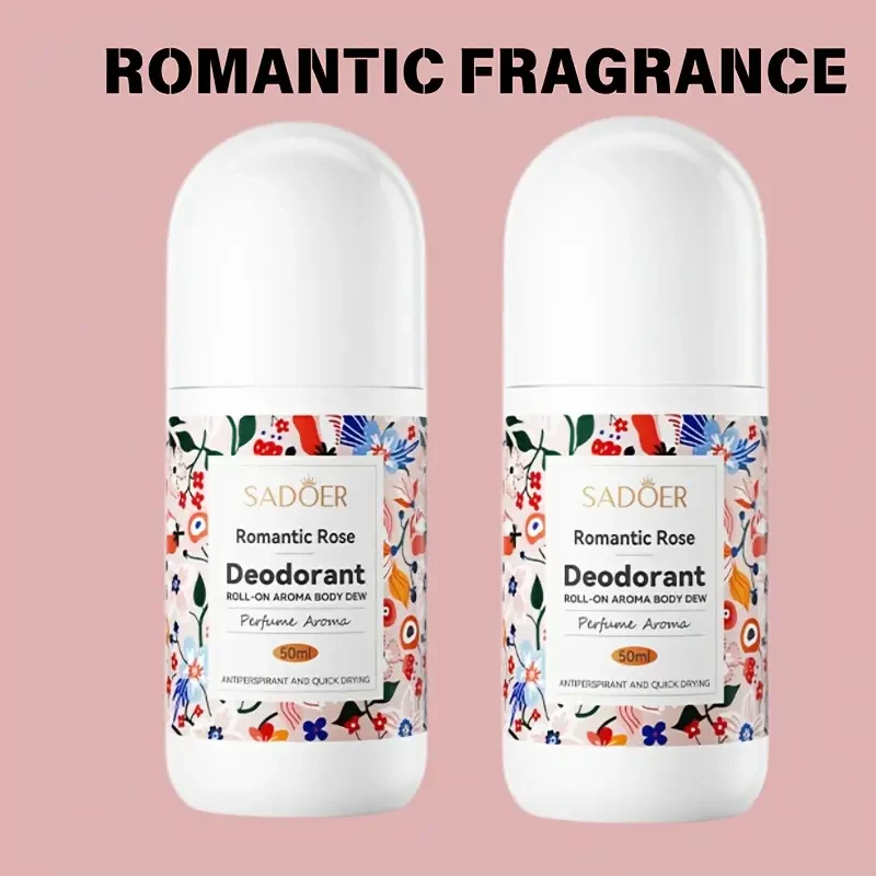 2pcs AODEOCARE Romantic Rose Deodorant Balm