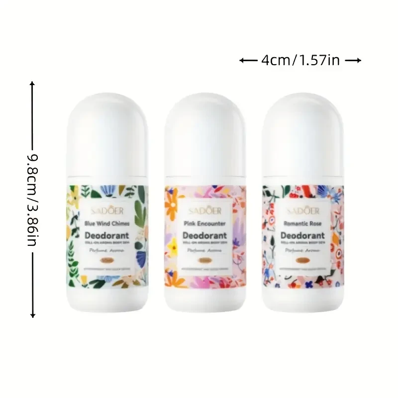 2pcs AODEOCARE Romantic Rose Deodorant Balm