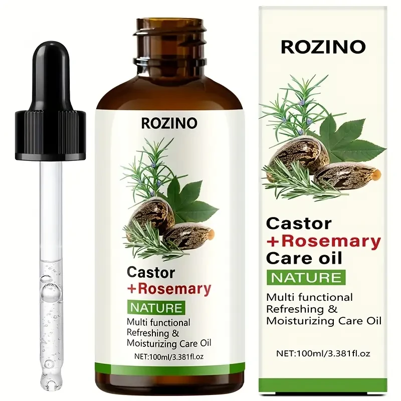 ROZINO Castor & Rosemary 2-in-1 Essential Oil, 100ml
