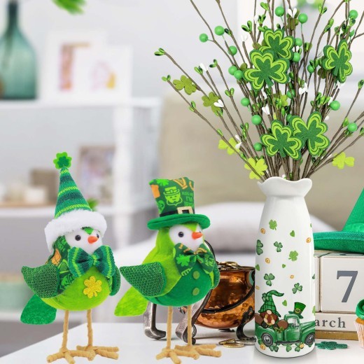 St Patrick's Day Lovely Birds Decorative Ornaments