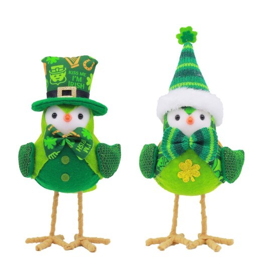 St Patrick's Day Lovely Birds Decorative Ornaments