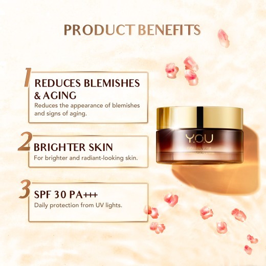Y.O.U Sunscreen Skin Care Whitening Moisturizing Cream