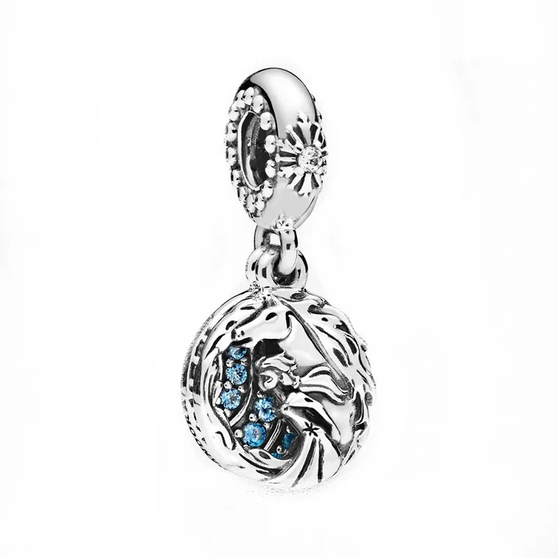 925 Sterling Silver Bracelet Beaded Pendant