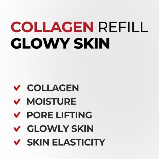 Brightening Skin Color Red Collagen Tightening Facial Mask