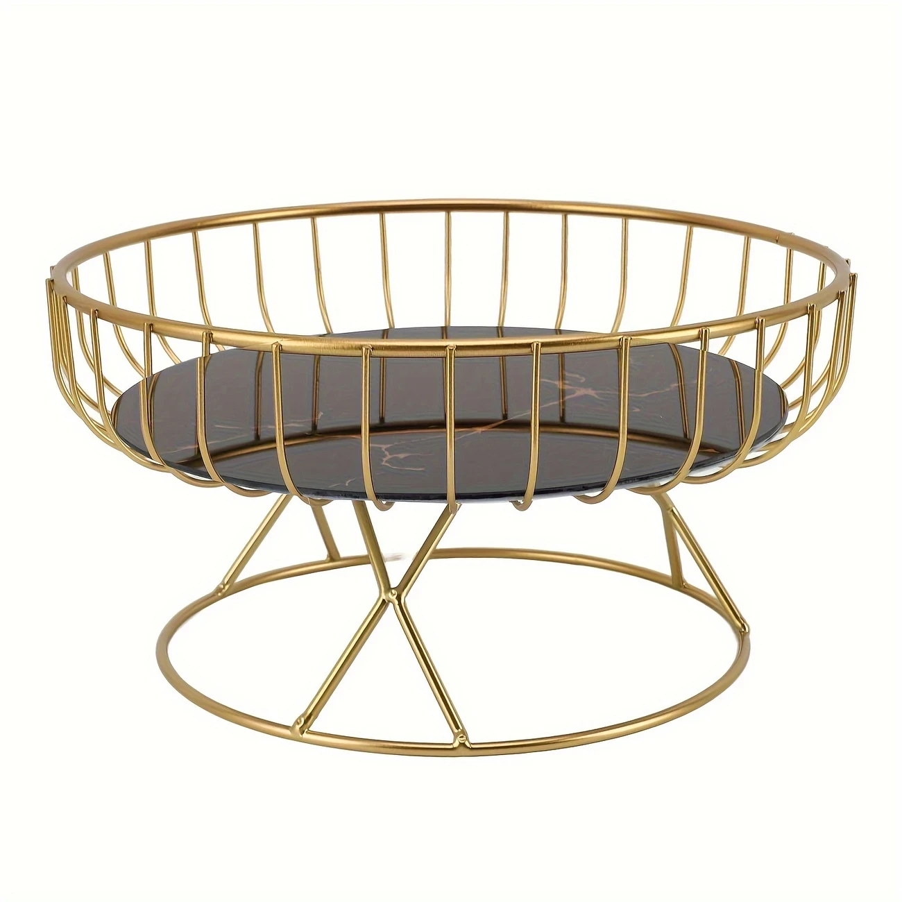 European-Style Metal Fruit Basket