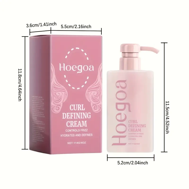 2pcs Curly Hair Styling Cream Combination Set