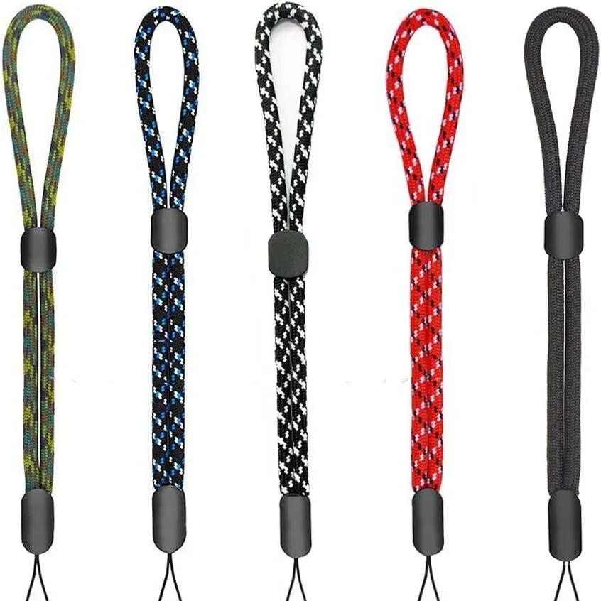 Adjustable Round Woven Mobile Phone Lanyard