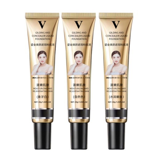 Isolation Moisturizing Gilt Concealer Liquid Foundation