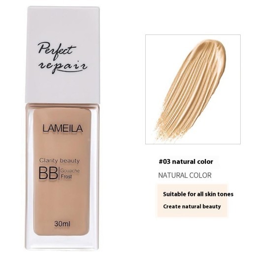 LaMeiLa Liquid Foundation Moisturizing Concealer Long-lasting Finishing Natural