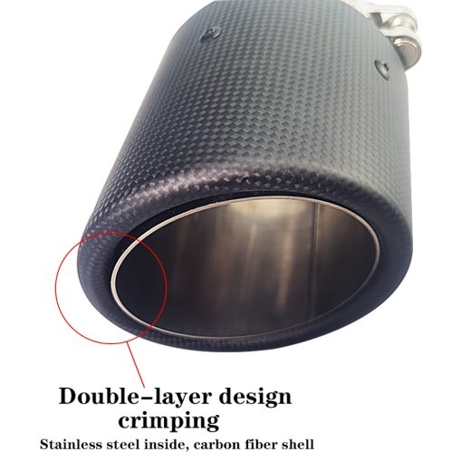 Carbon Fiber Exhaust Pipe Muffler Tip