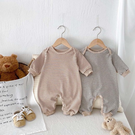 Children's Boneless Striped Casual And Comfortable Jumpsuit