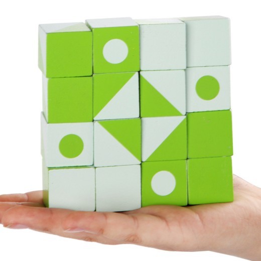 3D Puzzle With Versatile Puzzle Blocks