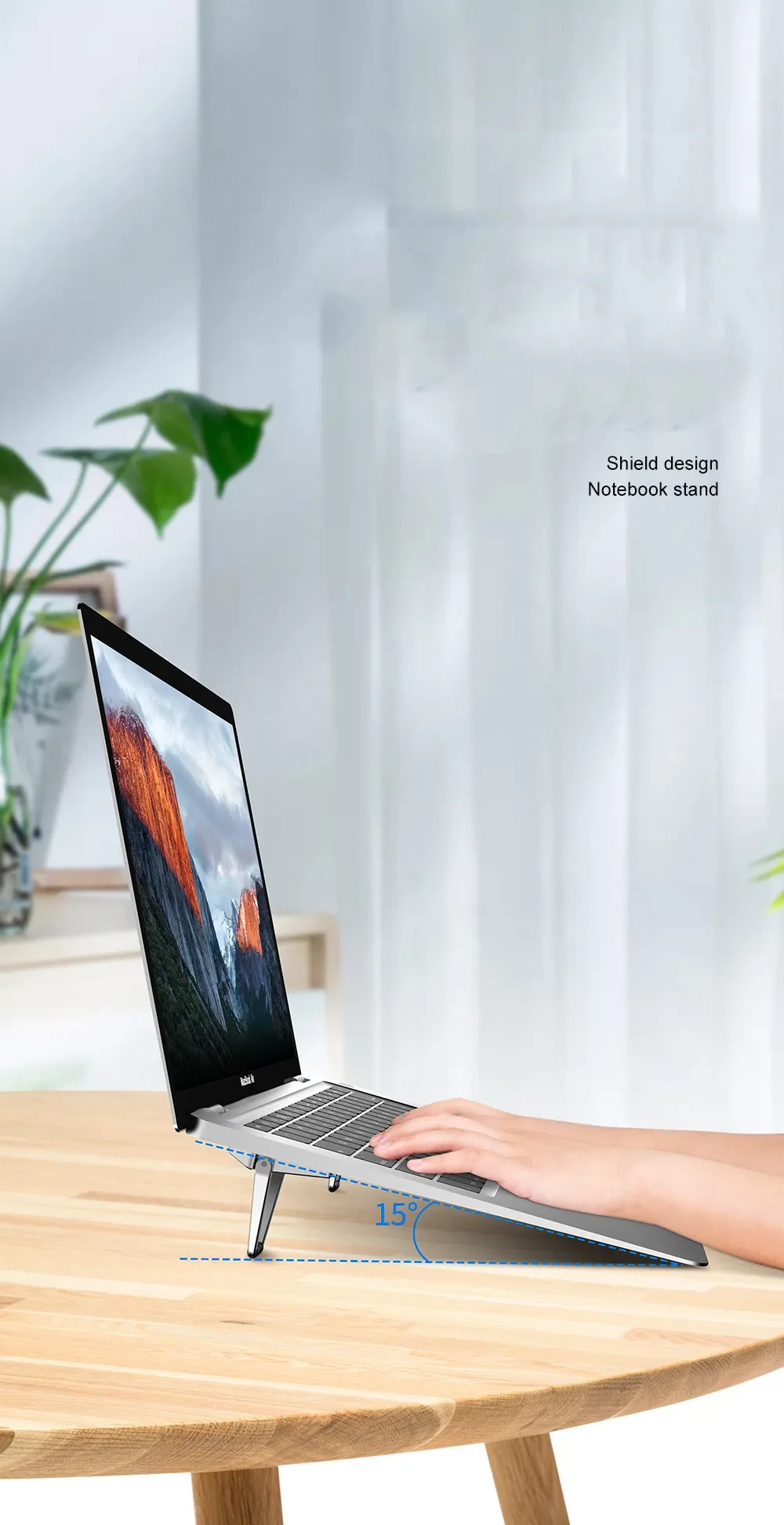 Metal Foldable Tablet Computer Cooling Bracket