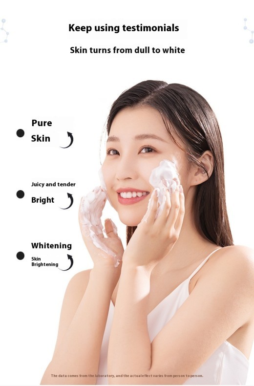 Whitening Facial Cleanser Freckle Removing Cleansing Moisturizing Shrink