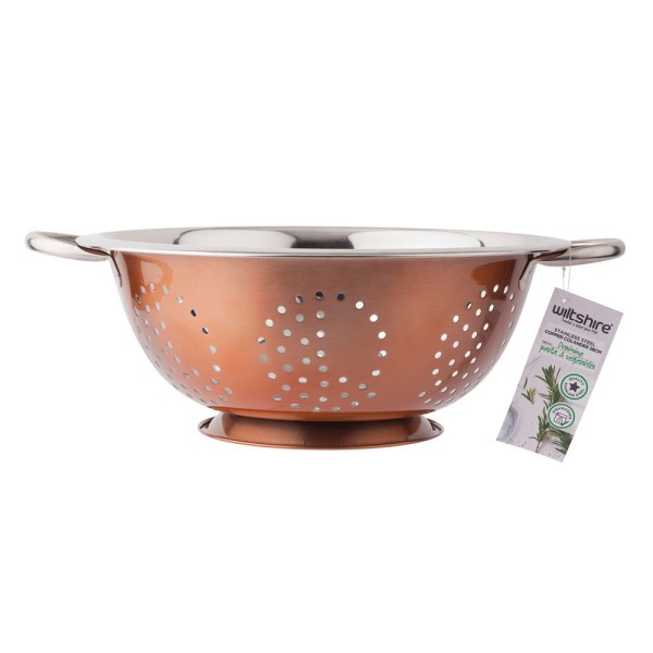 Copper Colander 28cm  - Wiltshire