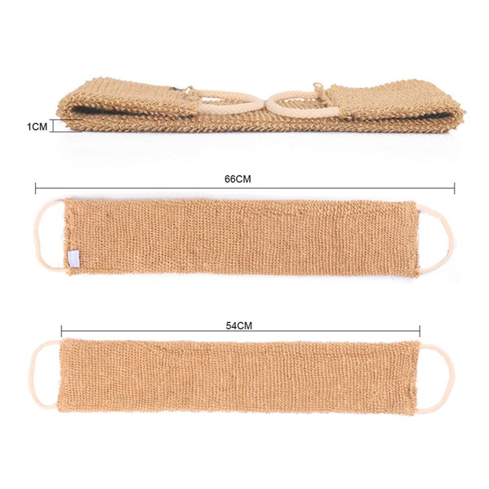 Ramie Jute Bath Towel - Multifunctional Exfoliating Belt Scrubber
