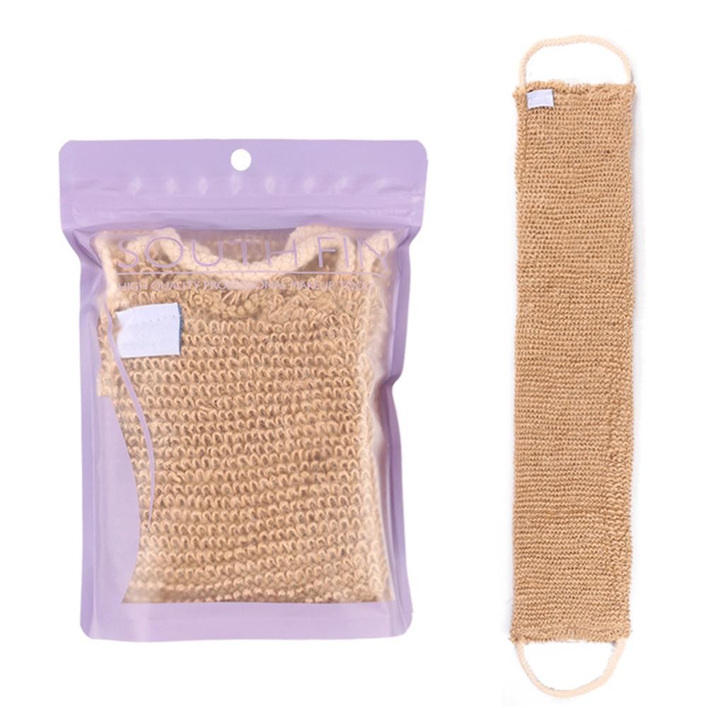 Ramie Jute Bath Towel - Multifunctional Exfoliating Belt Scrubber