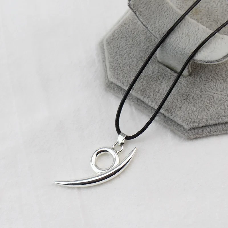 Anime Orochimaru Silver Hook Pendant Necklace