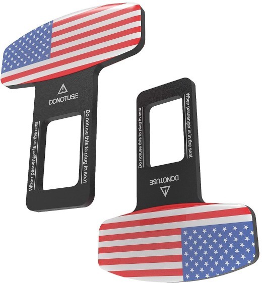Carbon Fiber Aluminum Alloy Car Seat Belt Clip