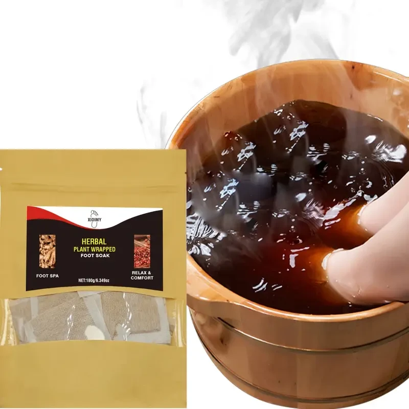 Xioimy 40pcs Ginger Herbal Foot Soak Pack