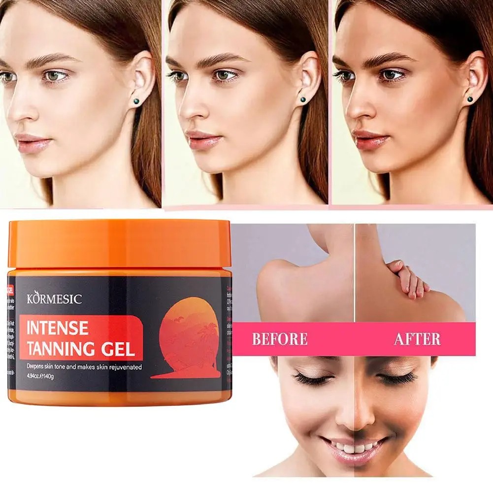 140ml Tanning Mousse Cream Self Tanner Bronzer for Natural Sunless Tan