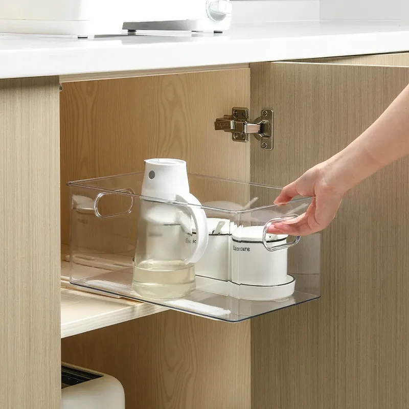Multi-purpose Kitchen Bedroom Dormitory Storage Box Track Strip