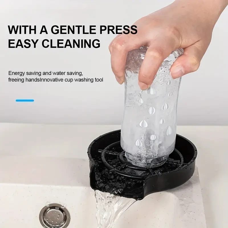 High-pressure Cup Washer Embedded Sink Press Automatic Cleaner
