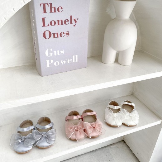 Breathable Soft Bottom Bowknot Women's Baby Shoes