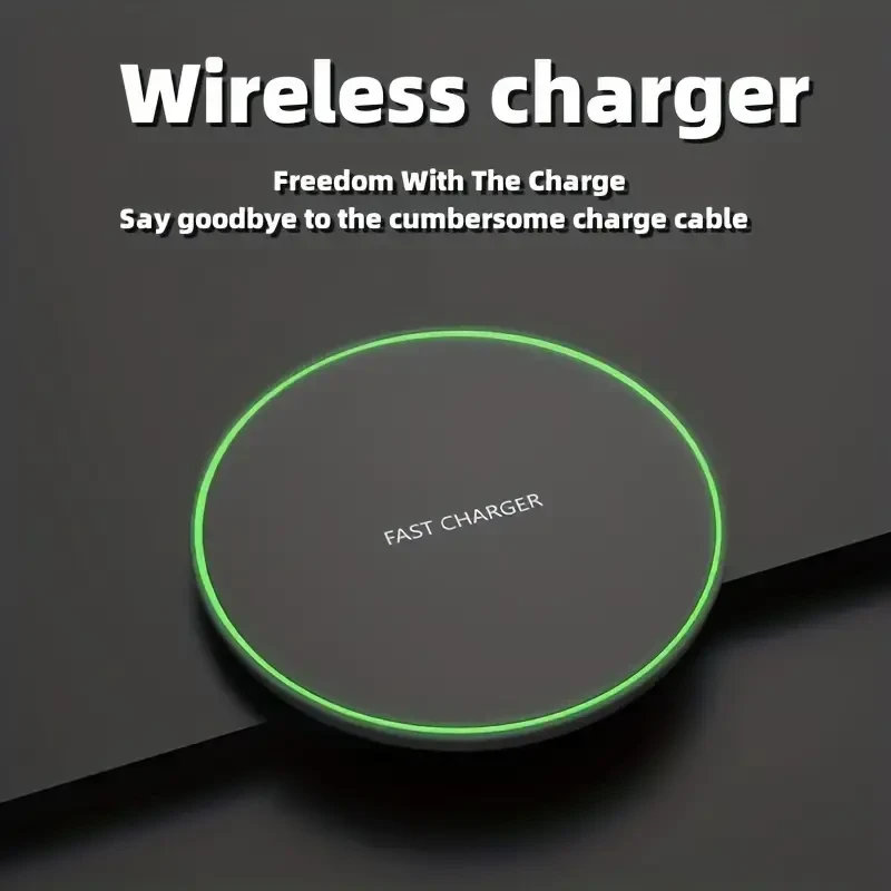 15W Wireless Charging Pad with USB C for Quick Charge QC 3.0