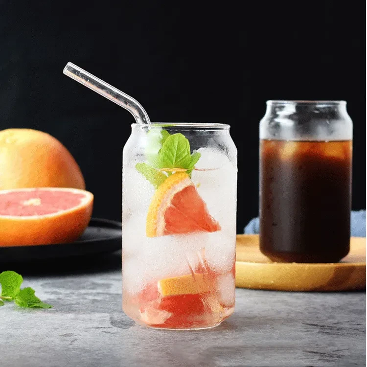 Coke Can Shape Ice Soda Cup Milk Fruit Tea Glass