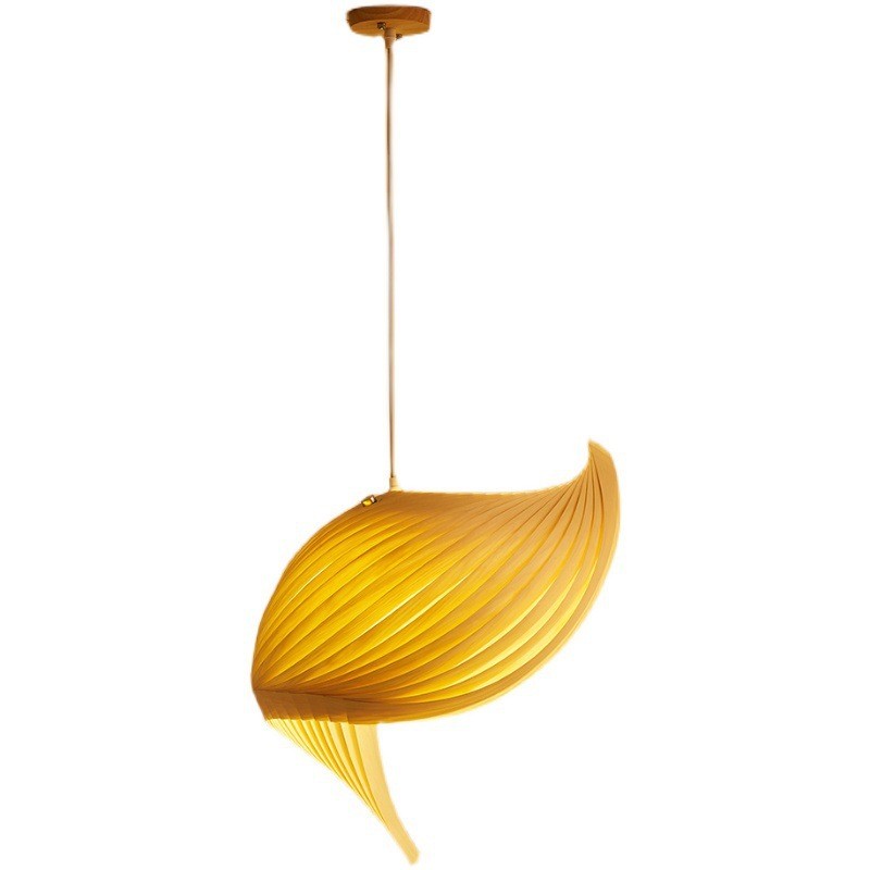 Creative Living Room Pendant Lamp Restaurant Wood Woven Pendant Lamp