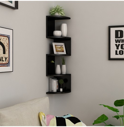 Wall Creativity Lattice Wall Corner Wall Decoration Shelf Bedroom