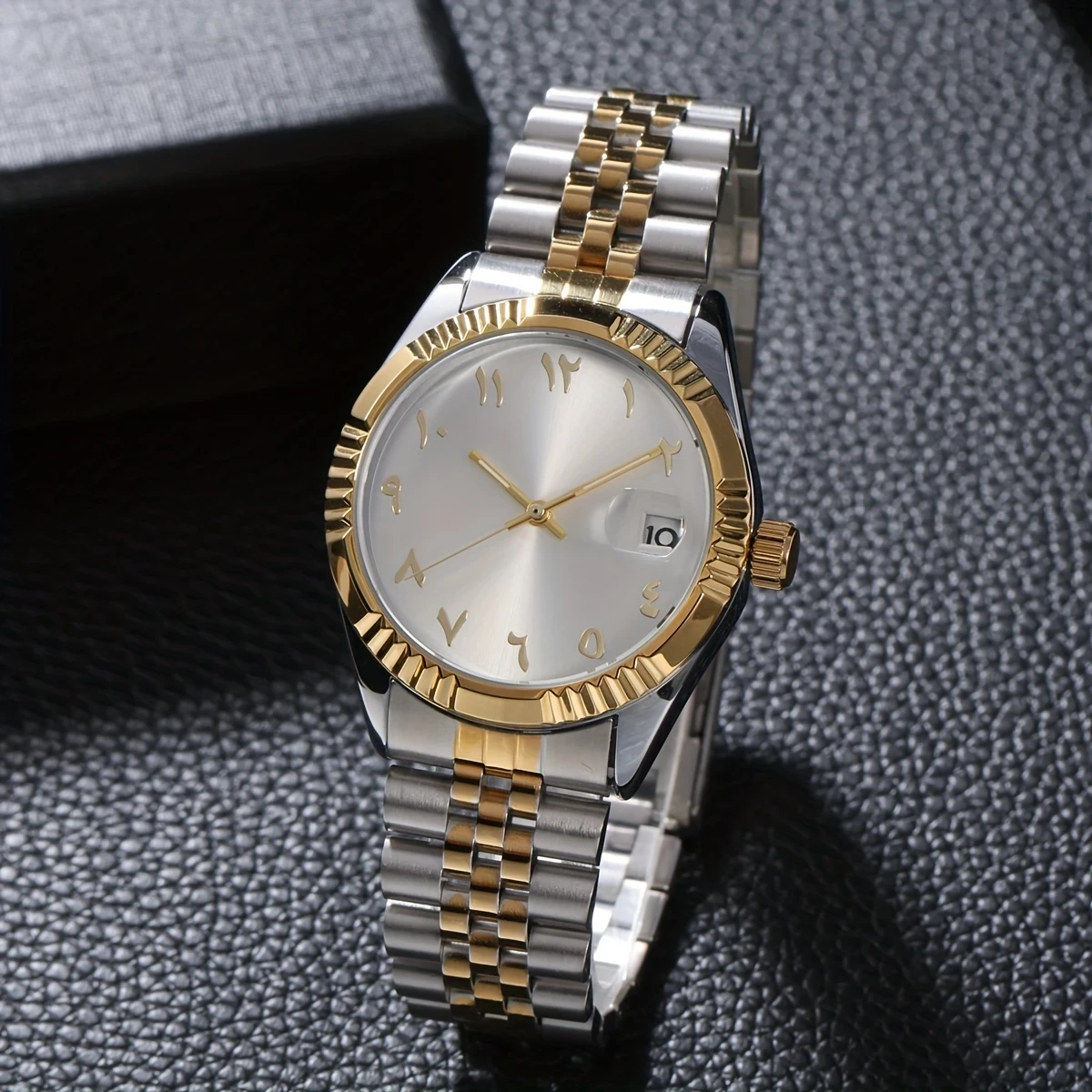 Men's Mechanical Watches With Solid Steel Watchband