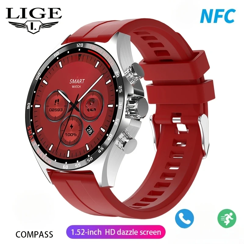 LIGE classic smart fashion watch