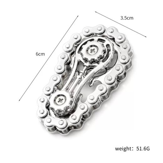 Big And Small Gear Chain Fingertip Gyro Decompression Toy