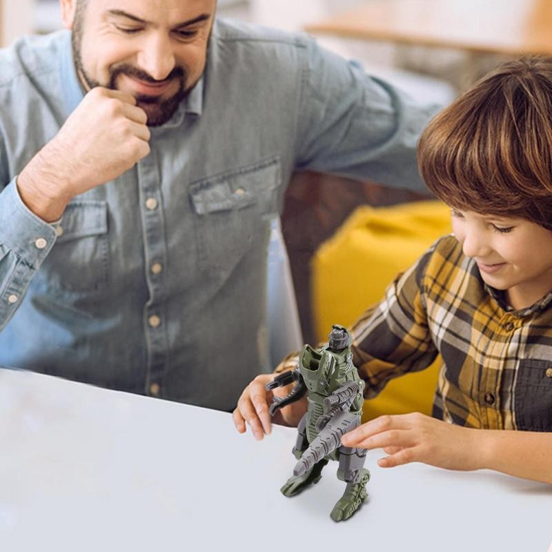 Transformation Robot Toy 5-in-1 Engineering Vehicle Model